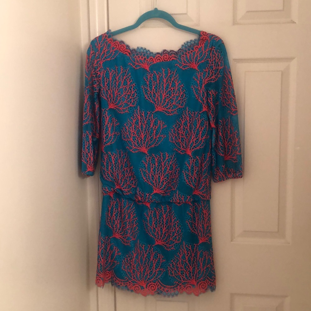 Lilly Pulitzer coral reef dress